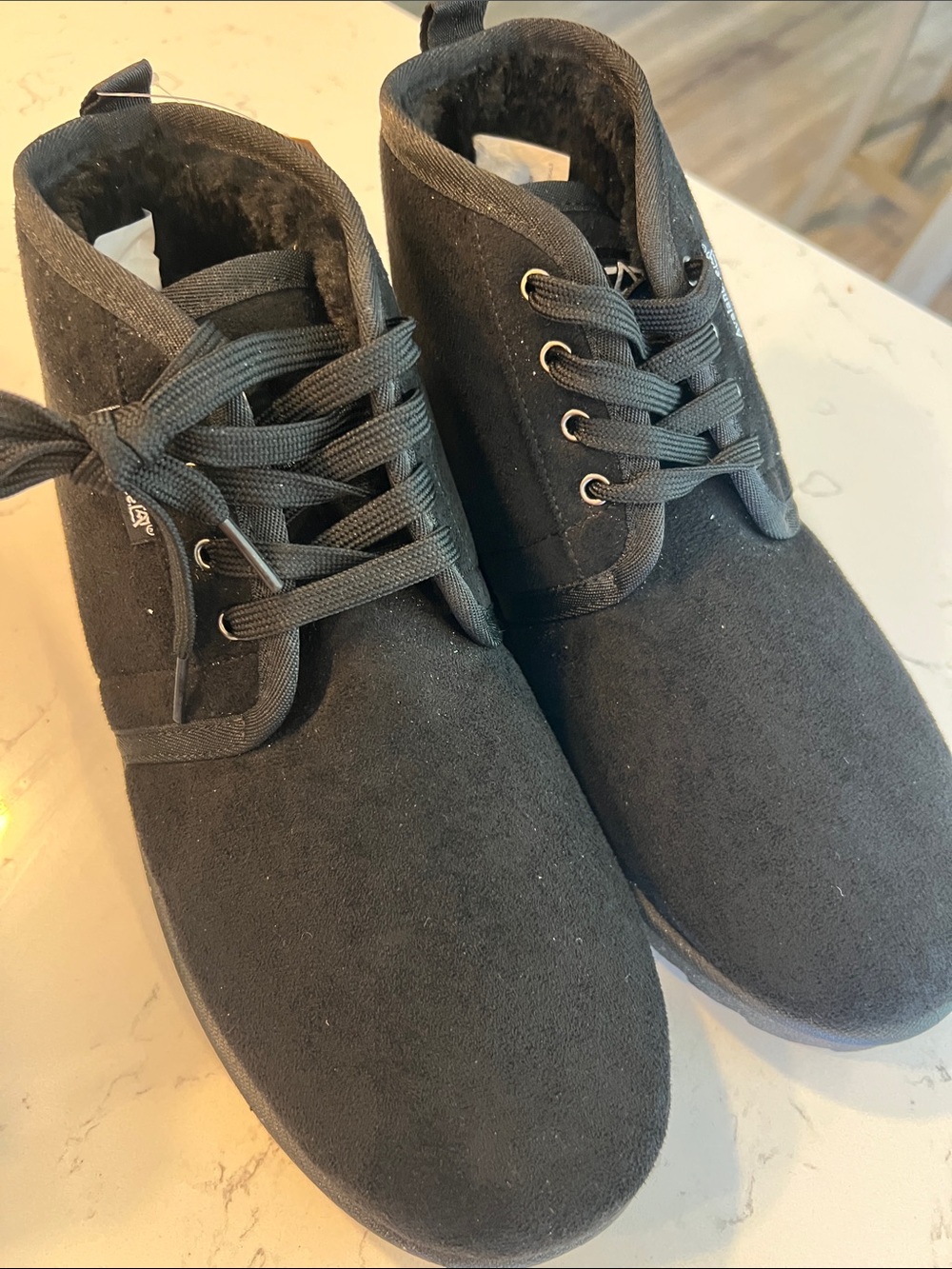 Avalanche Black Men's Chukka Lace-Up Boots
